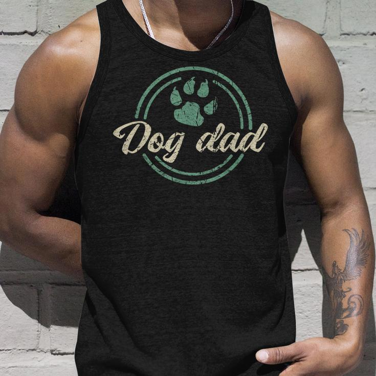 Funny Father Design Cool Fathers Day For Lovers Dog Father Unisex Tank Top Gifts for Him