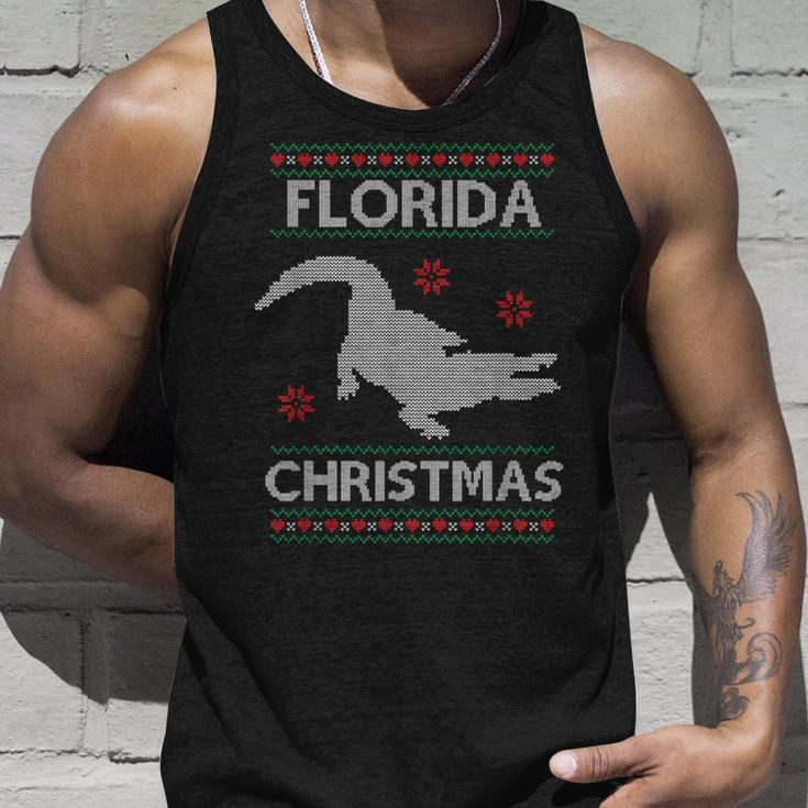 Florida Christmas Holiday Ugly Sweater Style Tank Top Gifts for Him