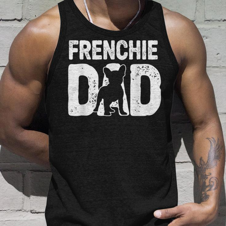 Funny Frenchie Dad Dog Lover French Bulldog Father Dog Owner Unisex Tank Top Gifts for Him