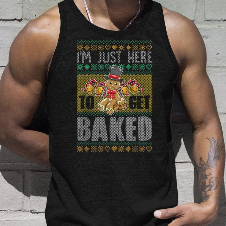 Gingerbread To Get Baked Ugly Christmas Sweaters Tank Top Gifts for Him