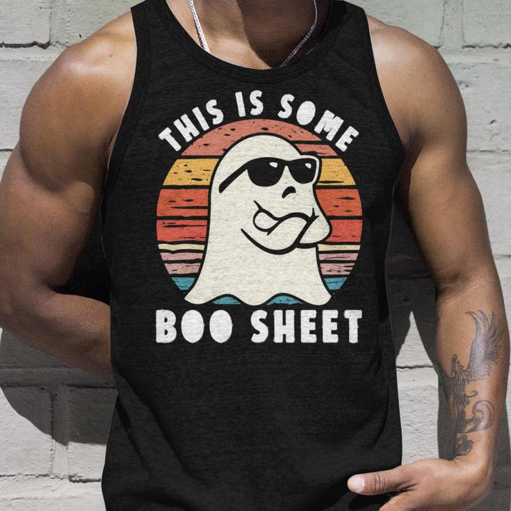 Halloween Boo Ghost This Is Some Boo Sheet Costume Tank Top Gifts for Him
