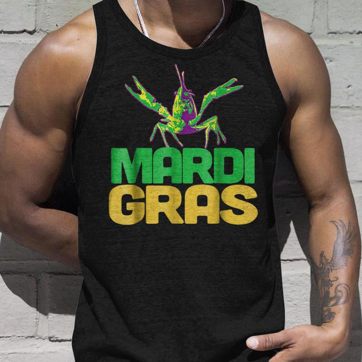 Funny Mardi Gras Crawfish Carnival New Orleans Party Unisex Tank Top Gifts for Him
