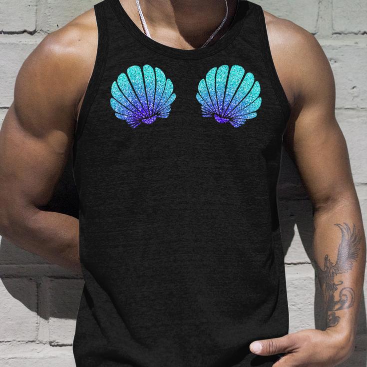 Mermaid Sea Shell Bra Costume Halloween Tank Top Gifts for Him