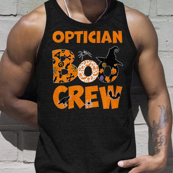 Optician Boo Crew Eye Halloween Spooky Witch Optometry Tank Top Gifts for Him