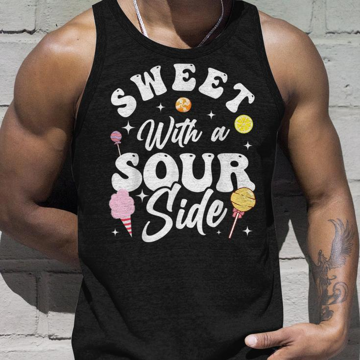 Funny Sweets Candy Patch Kids Sweet With A Sour Side Unisex Tank Top Gifts for Him