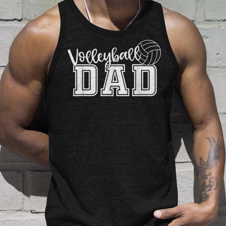 Funny Volleyball Dad Volleyball Father Player Lover Unisex Tank Top Gifts for Him