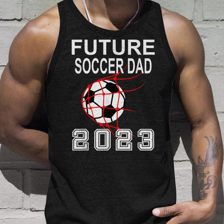 Future Soccer Dad 2023 Pregnancy Announcement Father To Be Unisex Tank Top Gifts for Him