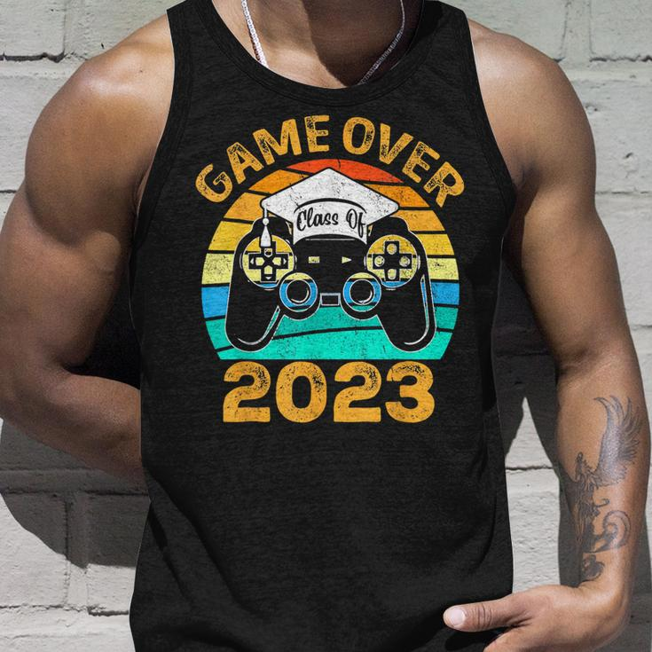 Game Over Class Of 2024 Video Games Vintage Graduation Gamer Tank Top Gifts for Him