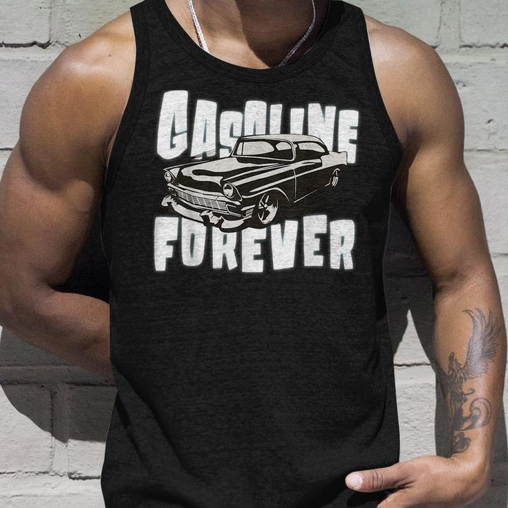 Gasoline Forever Gas Cars Vintage Muscle Car Cars Tank Top Gifts for Him