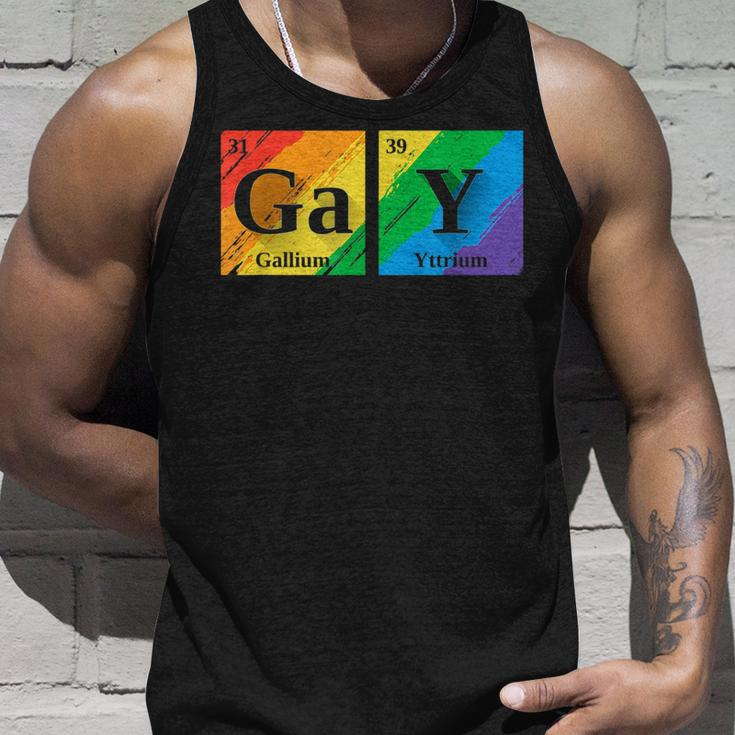 Gay Periodic Elements Gift For Gay Friend Men Lgbt Science Unisex Tank Top Gifts for Him