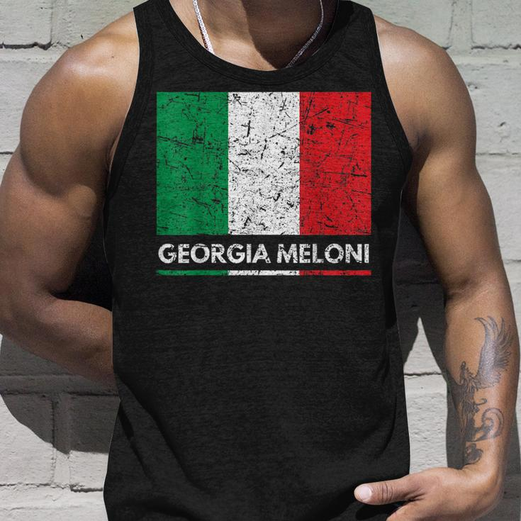 Georgia Meloni Italian Hero Italy Flag Unisex Tank Top Gifts for Him