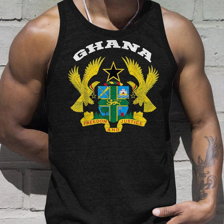 Ghana Coat Of Arms Flag Souvenir Accra Unisex Tank Top Gifts for Him