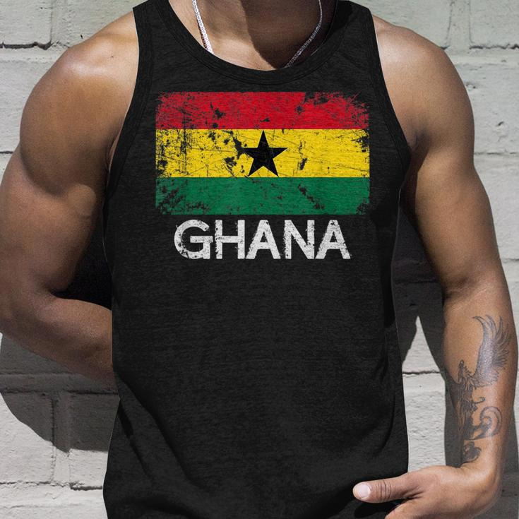 Ghanaian Flag | Vintage Made In Ghana Gift Unisex Tank Top Gifts for Him