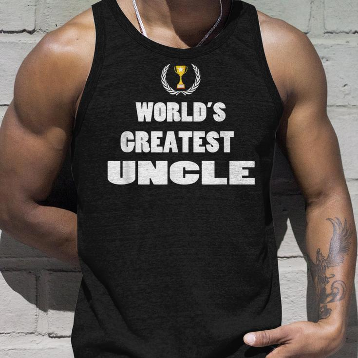 Gifts For Uncles Idea New Uncle Gift Worlds Greatest Unisex Tank Top Gifts for Him