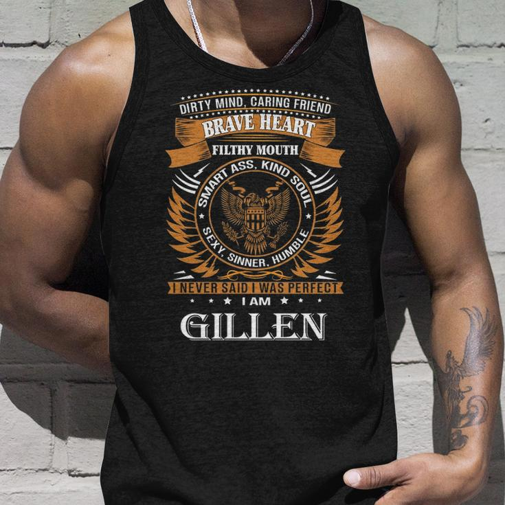 Gillen Name Gift Gillen Brave Heart V2 Unisex Tank Top Gifts for Him