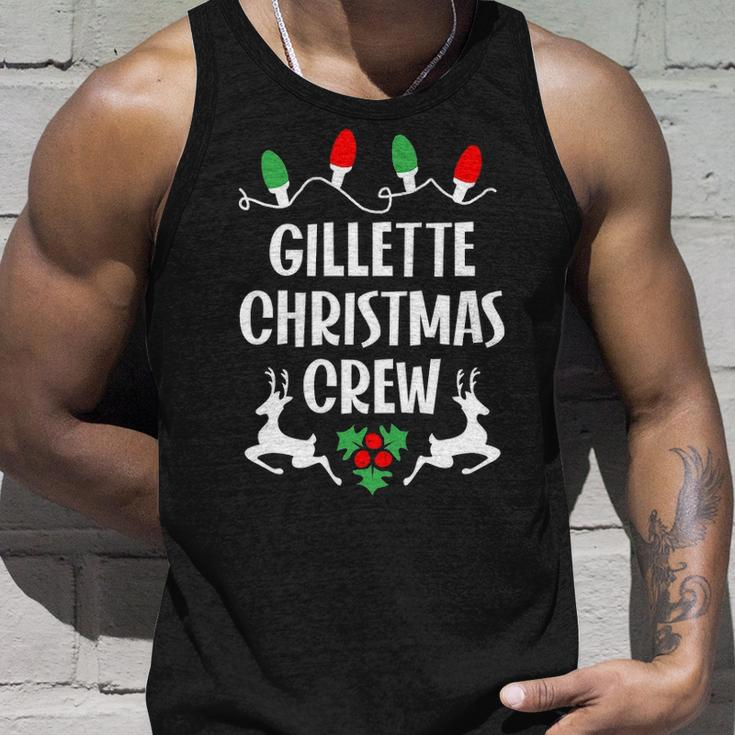 Gillette Name Gift Christmas Crew Gillette Unisex Tank Top Gifts for Him