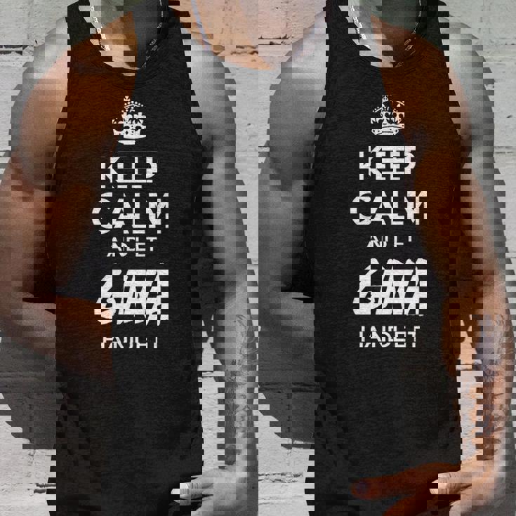 Gina Name Gift Keep Calm And Let Gina Handle It Unisex Tank Top Gifts for Him