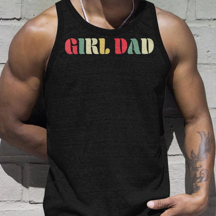 Girl Dad For Fathers Day Proud Father Of Girl Dad Unisex Tank Top Gifts for Him