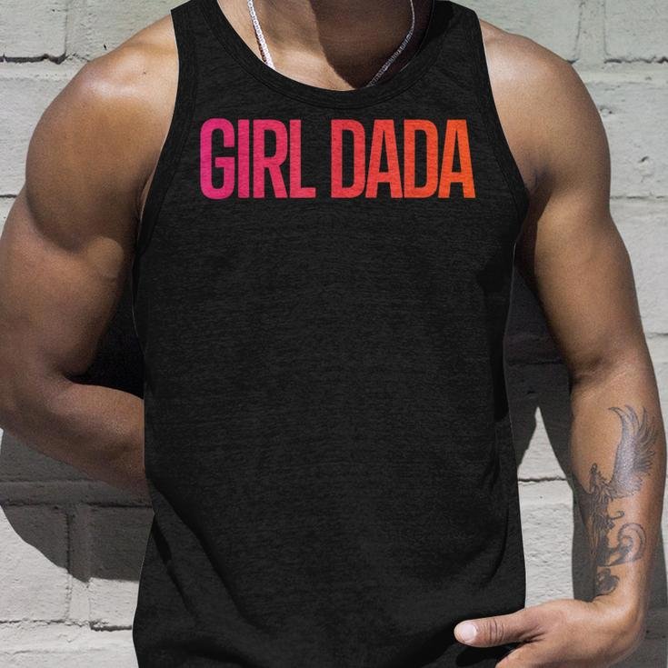 Girl Dada For Dad Vintage Proud Father Of Girl Dada Tank Top Gifts for Him