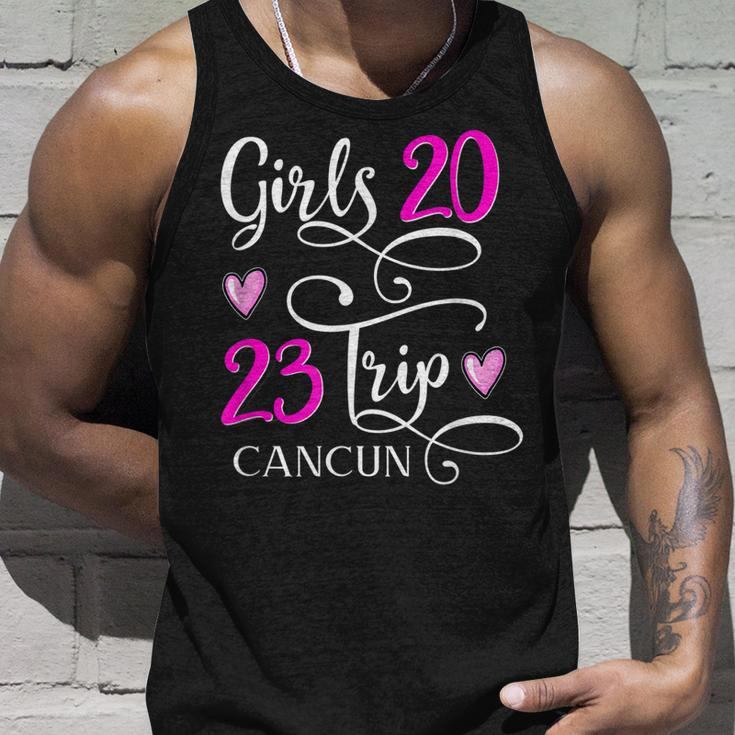 Girls Trip Cancun Mexico 2023 Vacation Matching Group Gift For Women Unisex Tank Top Gifts for Him