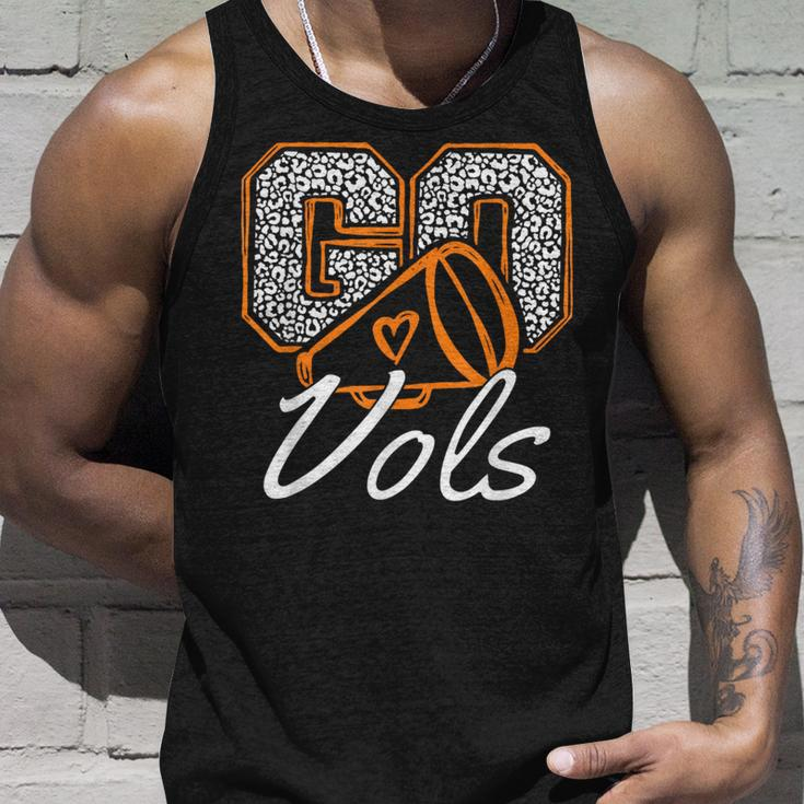 Go Chear Tennessee Orange Plaid Tn Lovers Tank Top Gifts for Him