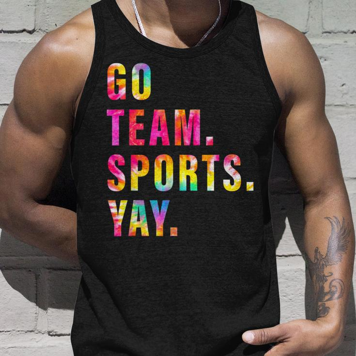 Go Team Sports Yay Sports And Games Competition Team Tank Top Gifts for Him