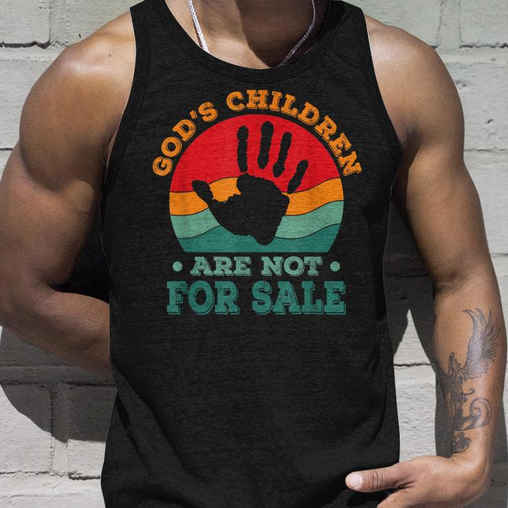 Gods Children Are Not For Sale Funny Quote Gods Childre Unisex Tank Top Gifts for Him