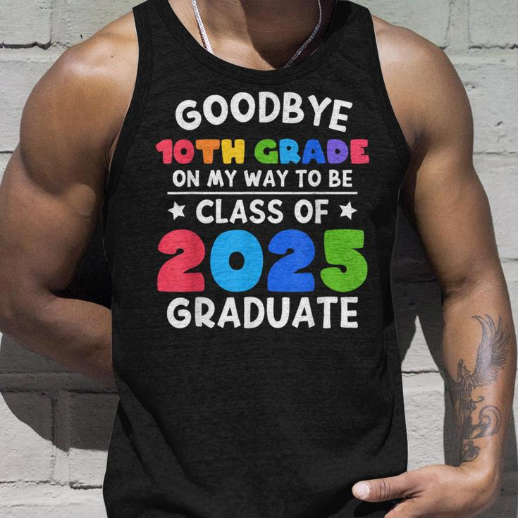 Goodbye 10Th Grade Class Of 2025 Graduate 10Th Grade Cute Unisex Tank Top Gifts for Him