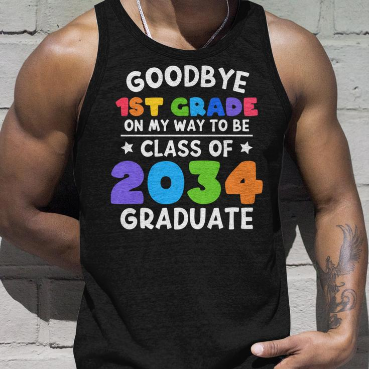 Goodbye 1St Grade Class Of 2034 Graduate 1St Grade Cute Unisex Tank Top Gifts for Him
