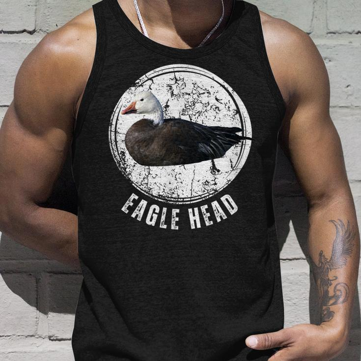 Goose Hunting Blue Goose Eagle Head Unisex Tank Top Gifts for Him