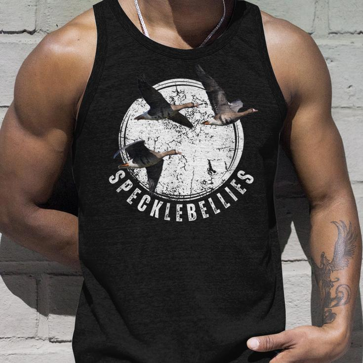 Goose Hunting Specklebellies Bar Belly Goose Unisex Tank Top Gifts for Him