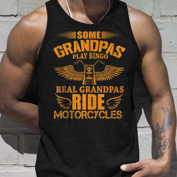 Grandad Motorbike | Vintage Biker Classic Motorcycle Unisex Tank Top Gifts for Him