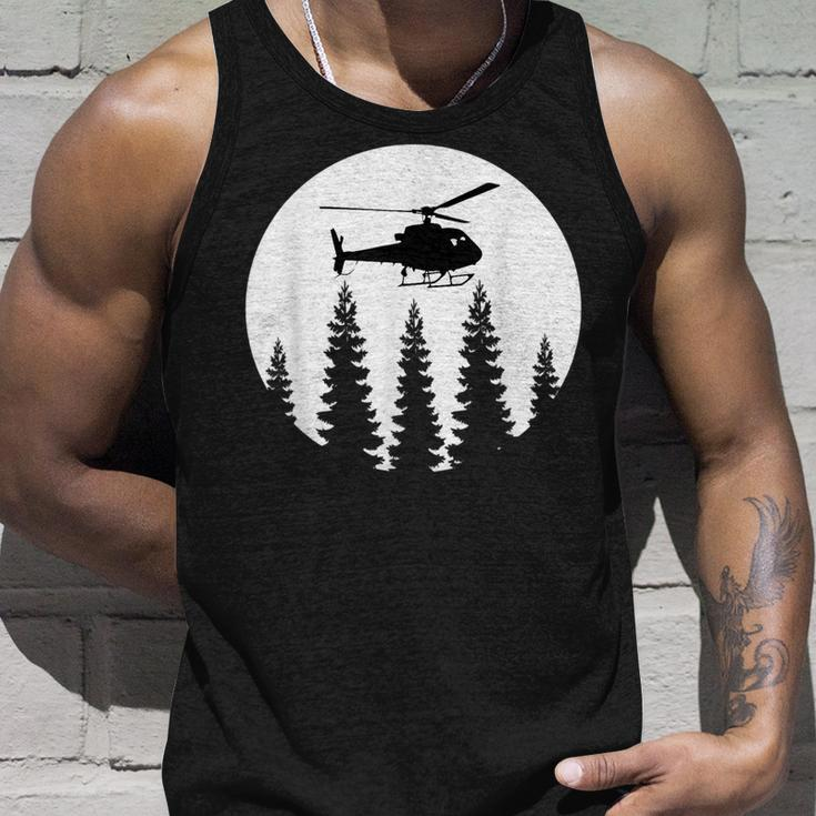 Great Helicopter Pilot Retro Gift Men Unisex Tank Top Gifts for Him