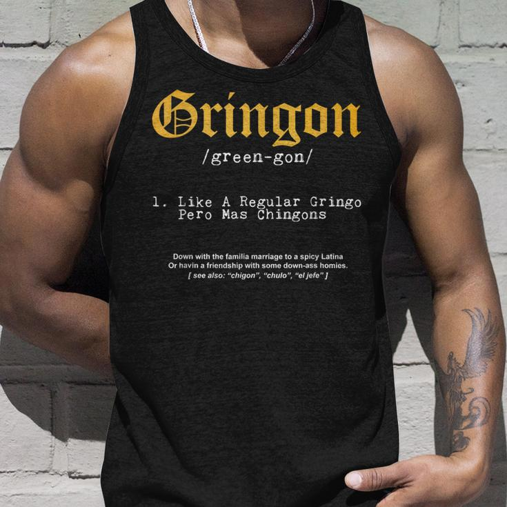 Gringón Funny Definition Mexican Chingon Unisex Tank Top Gifts for Him