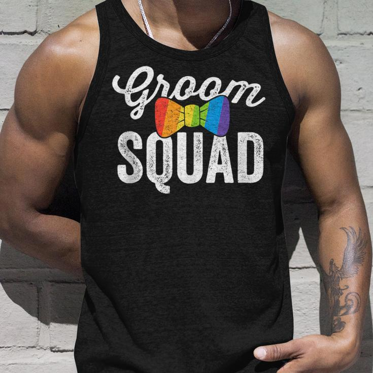 Groom Squad Gift Lgbt Same Sex Gay Wedding Husband Men Unisex Tank Top Gifts for Him
