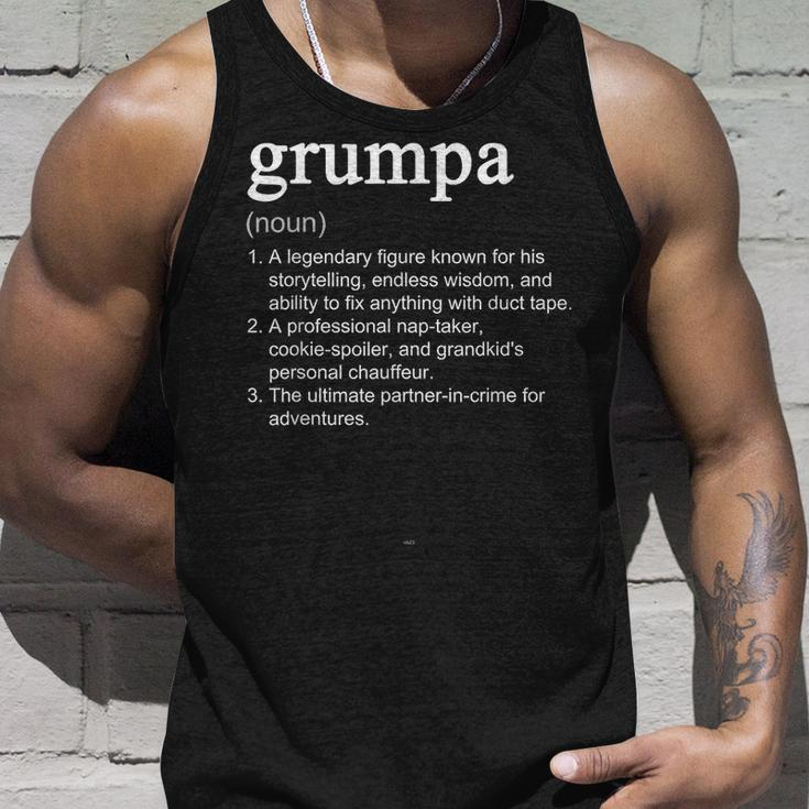 Grumpa Definition Funny Cool Unisex Tank Top Gifts for Him