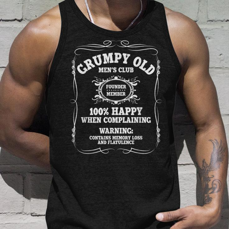Grumpy Old Mens Club Design Funny Gift For Mens Unisex Tank Top Gifts for Him