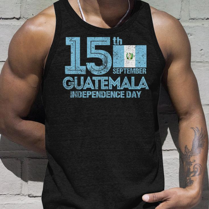 Guatemala Pride Independence 15 September Guatemalan Flag Tank Top Gifts for Him