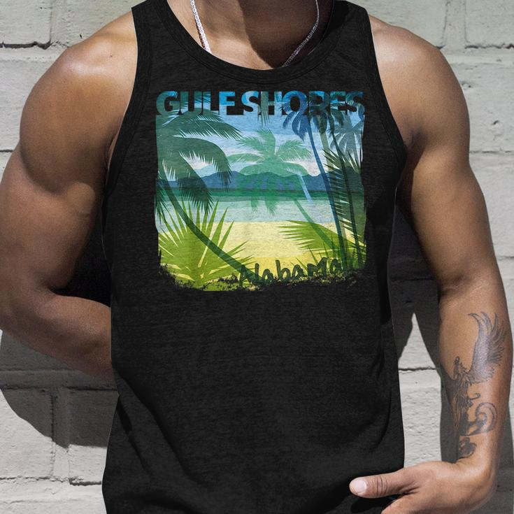 Gulf Shores Alabama Beach Summer Matching Palms Tree Summer Tank Top Gifts for Him