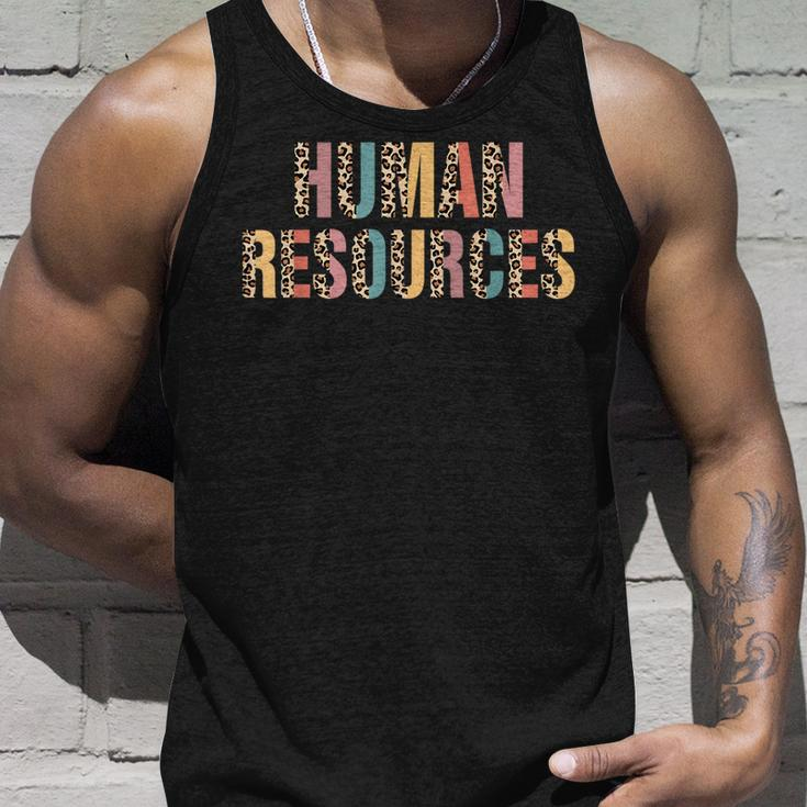 Half Leopard Human Resources Recruitment Specialist Hr Squad Unisex Tank Top Gifts for Him