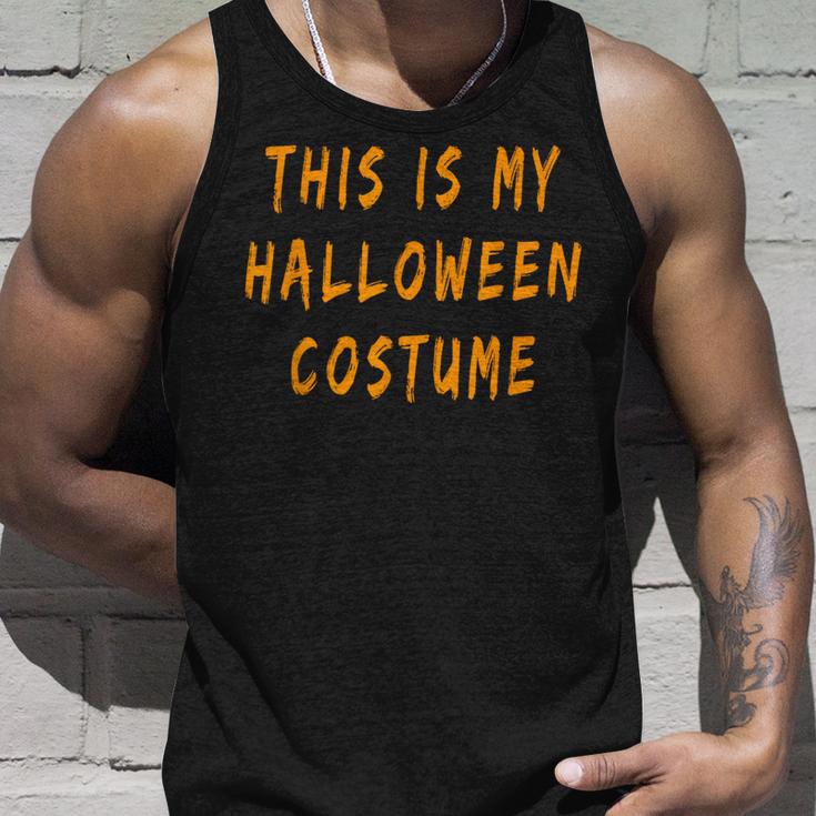 This Is My Halloween Costume Family Lazy Last Minute Tank Top Gifts for Him