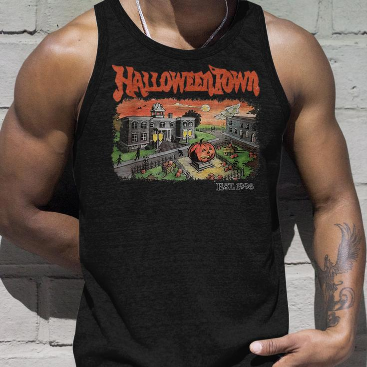Halloween Town Est 1998 Halloween Horror Spooky Graphic Tank Top Gifts for Him
