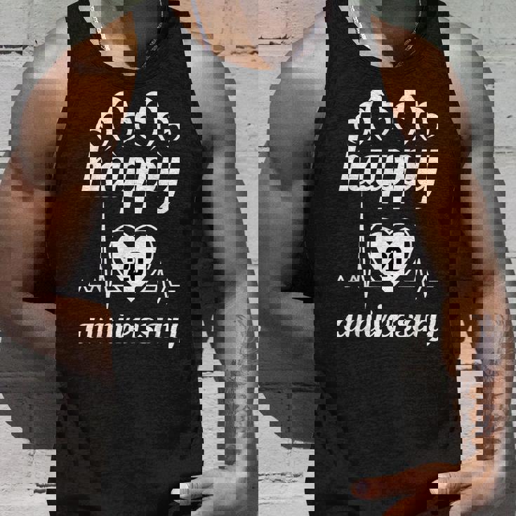 Happy 20 Years Anniversary Marriage Celebration Tank Top Gifts for Him