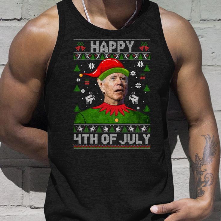 Happy 4Th Of July Joe Biden Ugly Christmas Sweater Tank Top Gifts for Him