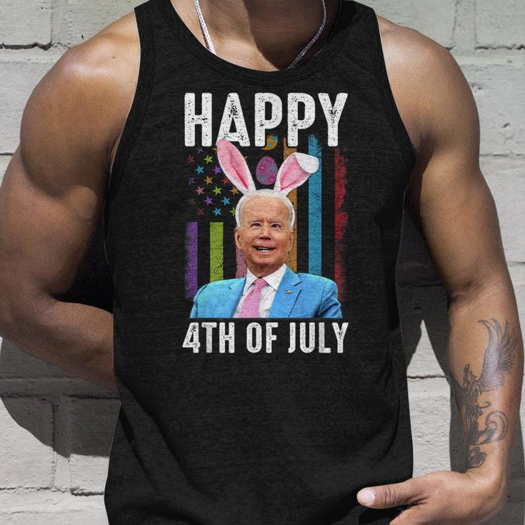 Happy 4Th Of July Joe Biden Easter Day Rabbit Bunny Eggs Unisex Tank Top Gifts for Him