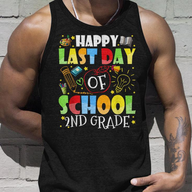 Happy Last Day Of School 2Nd Grade Funny Hello Summer Unisex Tank Top Gifts for Him