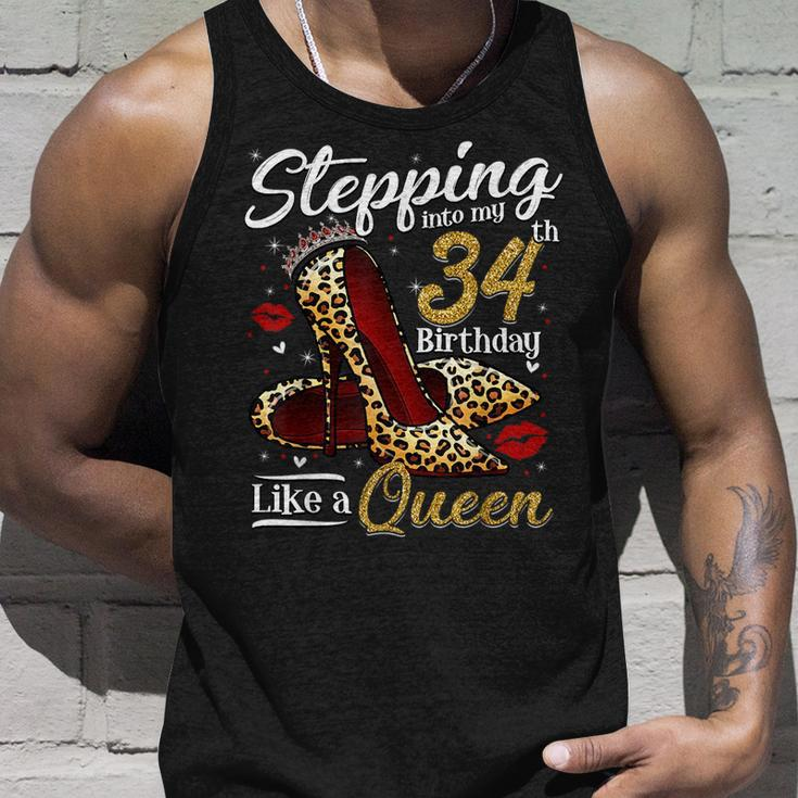 High Heels Stepping Into My 34Th Birthday 34 And Fabulous Unisex Tank Top Gifts for Him