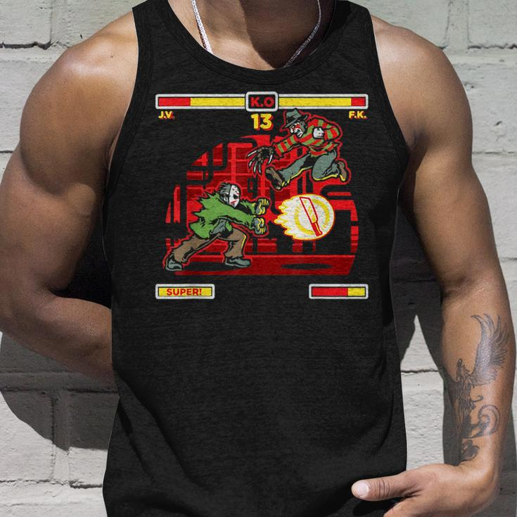Horror Movie Videogame Lazy Halloween Costume Gamer Halloween Tank Top Gifts for Him