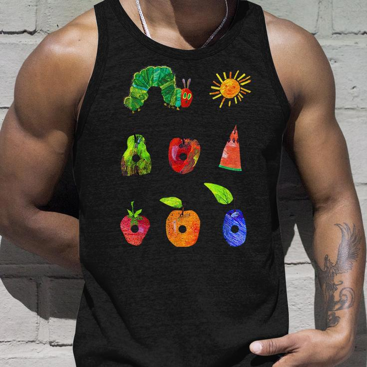 Hungry Caterpillar Funny Book Lover Vintage For Kids Unisex Tank Top Gifts for Him