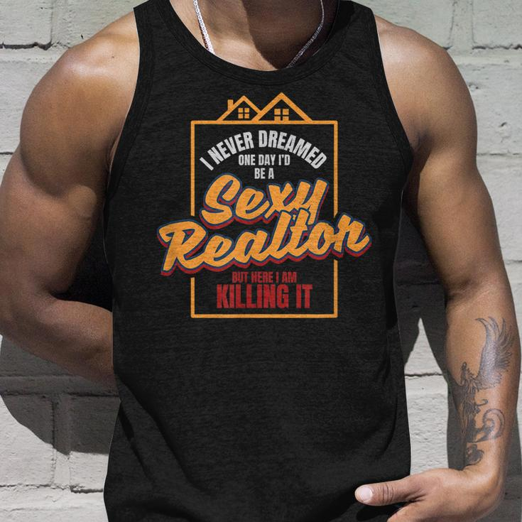 I Am A Sexy Realtor | Real Estate Job Unisex Tank Top Gifts for Him